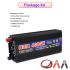 Inversor de onda senoidal pura 2000W 3000W 4000W Power Inversores de carro solar com display LED DC 12V 24V para conversor de tensão AC 220V