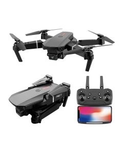 E88 Mini WIFI HD 4k Drone Profissional Com Câmera Hight Hold Mode Dobrável RC Plane Helicopter Pro Dron Toys Quadcopter Drones