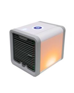 USB mini portátil ar condicionado umidificador purificador 7 cores luz desktop ar refrigerar ventilador ar refrigerador fã para escritório em casa