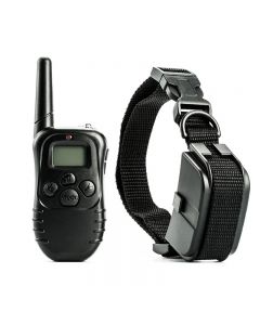 300m Cão Elétrico Colar De Treinamento À Prova D 'Água Pet Controle Remoto com LCD Remoto para Todo Size Choque Vibração Som Pet Collar