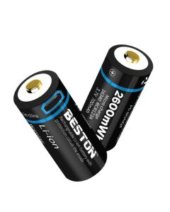 Bateria recarregável de íons de lítio Beston USB 16340 3.7v 650mAh RCR123A