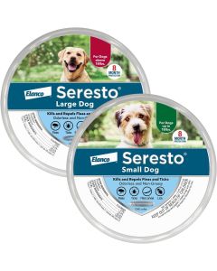 Seresto Large Dog Vet-Recommended Flea & Tick Treatment & Prevention Collar 8 Months Protection
