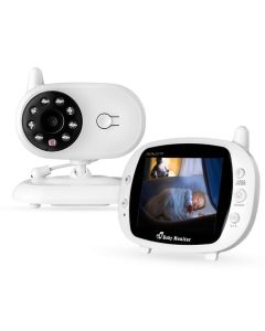 SP850 Wireless Video Baby Monitor with 3.5Inches LCD Babysitter 2 Way Audio Mother Kids Night Vision Surveillance Security Cam