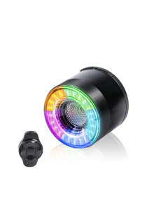 Versatile Bicycle Rear Light Rechargable Smart Brake Light Wireless Remote Control Directional Lights Colorful Flash