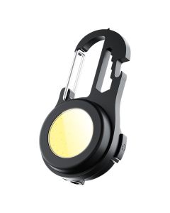  Mini Lantern Portable Multi-function COB Floodlight Outdoor Type-c Rechargeable Keychain Light Aluminum Alloy Flashlight