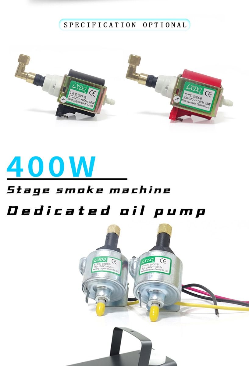 Oil Pump Power Pump 55DCB for Fog Machines Electromagnetic Pump Precision Oil Control Whisper-Quiet Performance