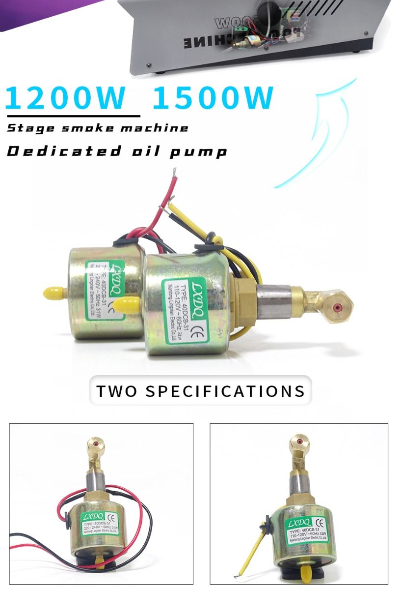 Oil Pump Power Pump 55DCB for Fog Machines Electromagnetic Pump Precision Oil Control Whisper-Quiet Performance
