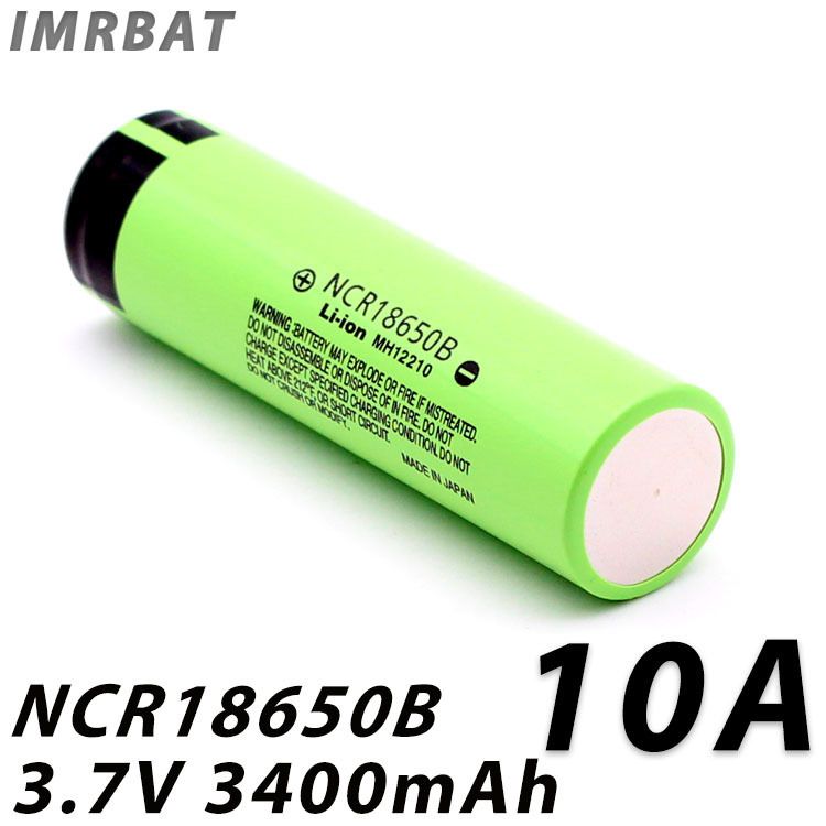 NCR18650B 3400mAh 18650 Li-Ion Rechargeable Battery