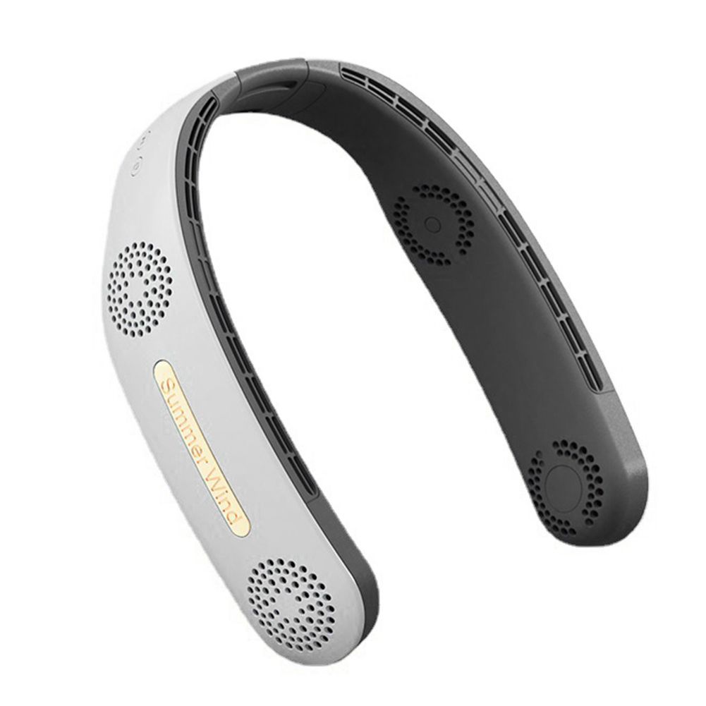 Portable Neck Fan Hands-free Ergonomic Cooling Bladeless Fan Rechargeable USB Lightweight Outdoor Sports