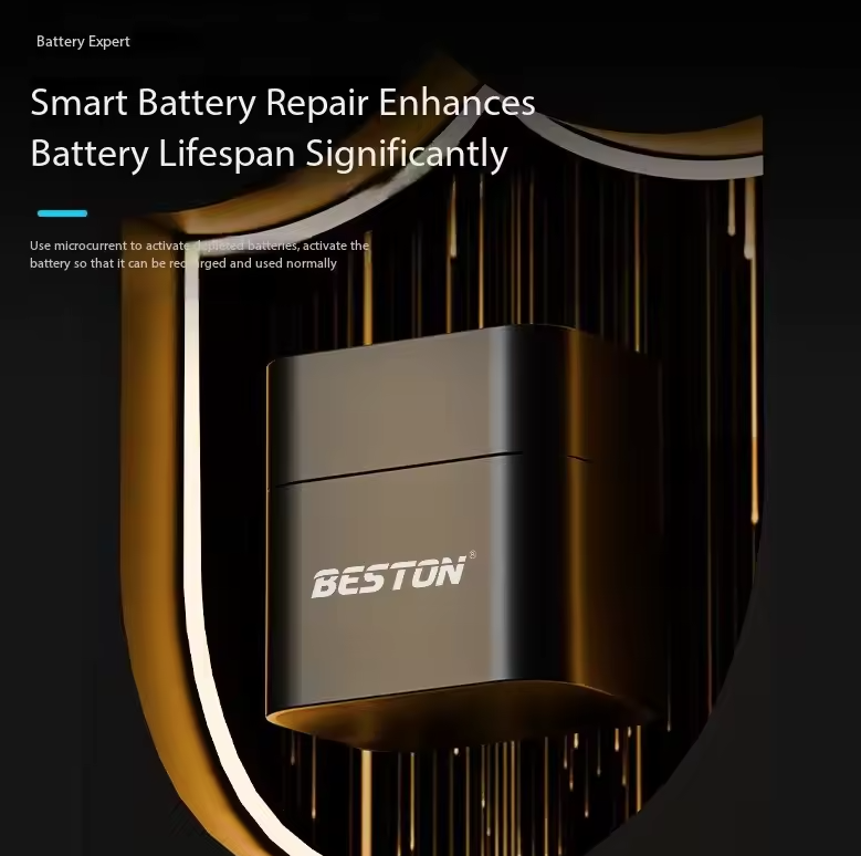 Beston Smart Battery Charger 8 Slots AA with 3600mWh 1.5V Rechargeable Lithium Battery Fast Charging Battery Charger Set