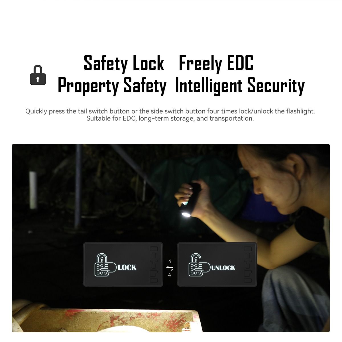 IMALENT BL70 6000 Lumens Type-C Rechargeable LED EDC Flashlight