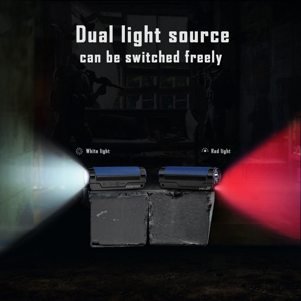 IMALENT BL70 6000 Lumens Type-C Rechargeable LED EDC Flashlight