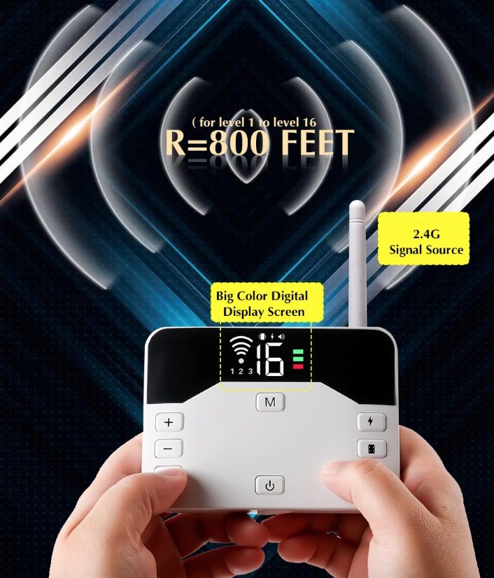 Wireless Dog Fence System Remote Training Collar for All Size Dogs Safe Pet Containment and Behavior Management