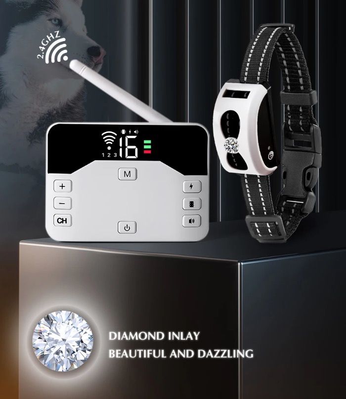 Wireless Dog Fence System Remote Training Collar for All Size Dogs Safe Pet Containment and Behavior Management