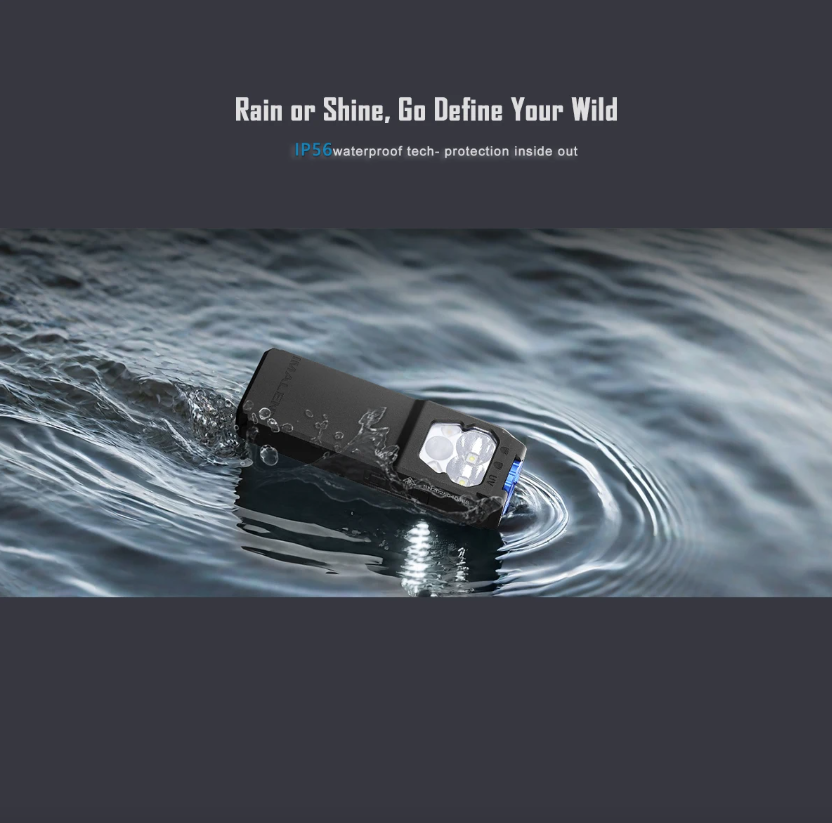 IMALENT GR36 EDC 2800 Lumens Type-C Rechargea Magnetic Super Bright Clip-on LED Flashlights 