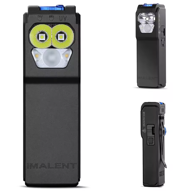 IMALENT GR36 EDC 2800 Lumens Type-C Rechargea Magnetic Super Bright Clip-on LED Flashlights 