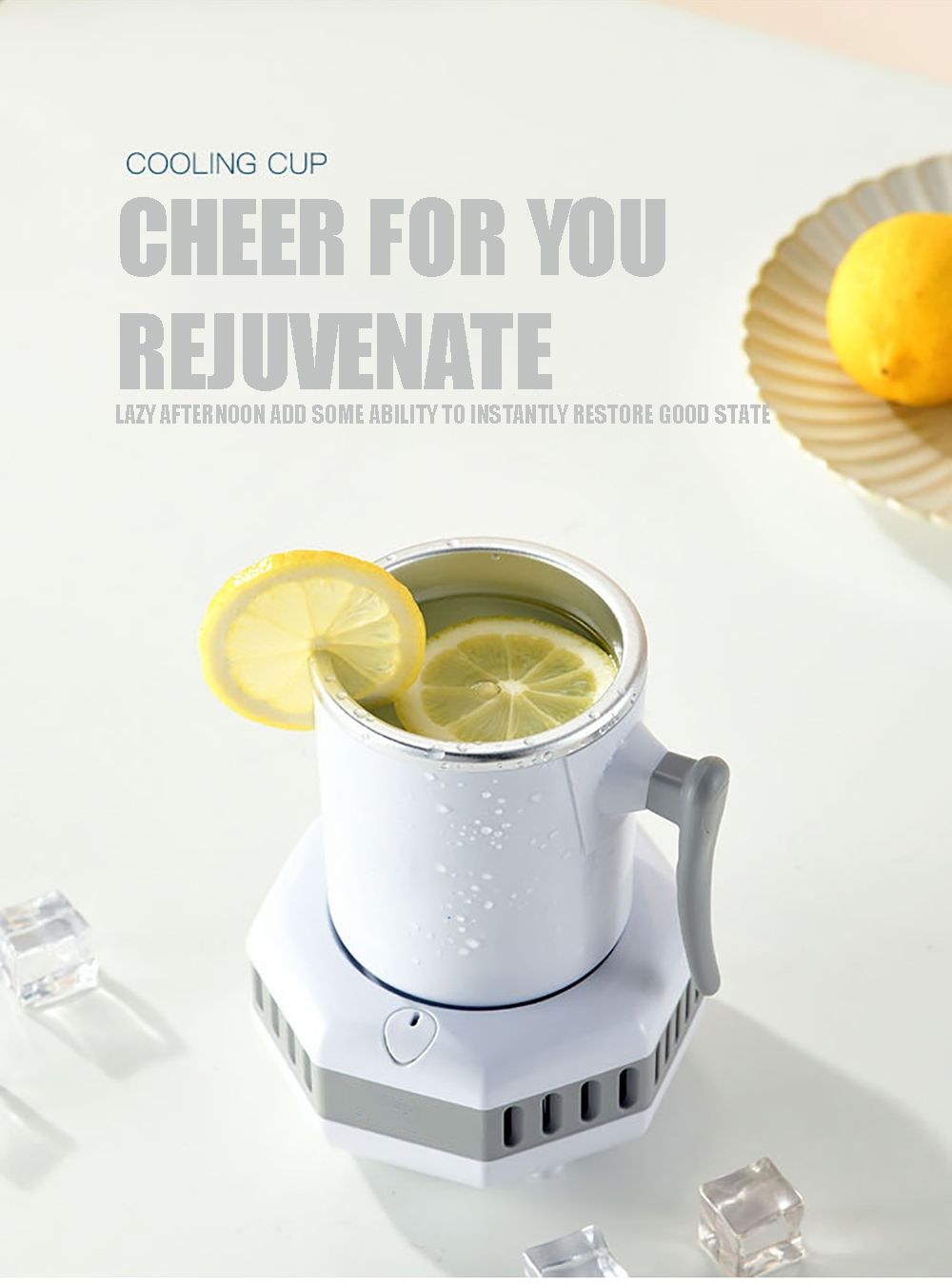 Portátil refrigerador elétrico verão bebida refrigerador chaleira instant copo de refrigeração rápida máquina de bebida fria máquina de aparelho pequeno