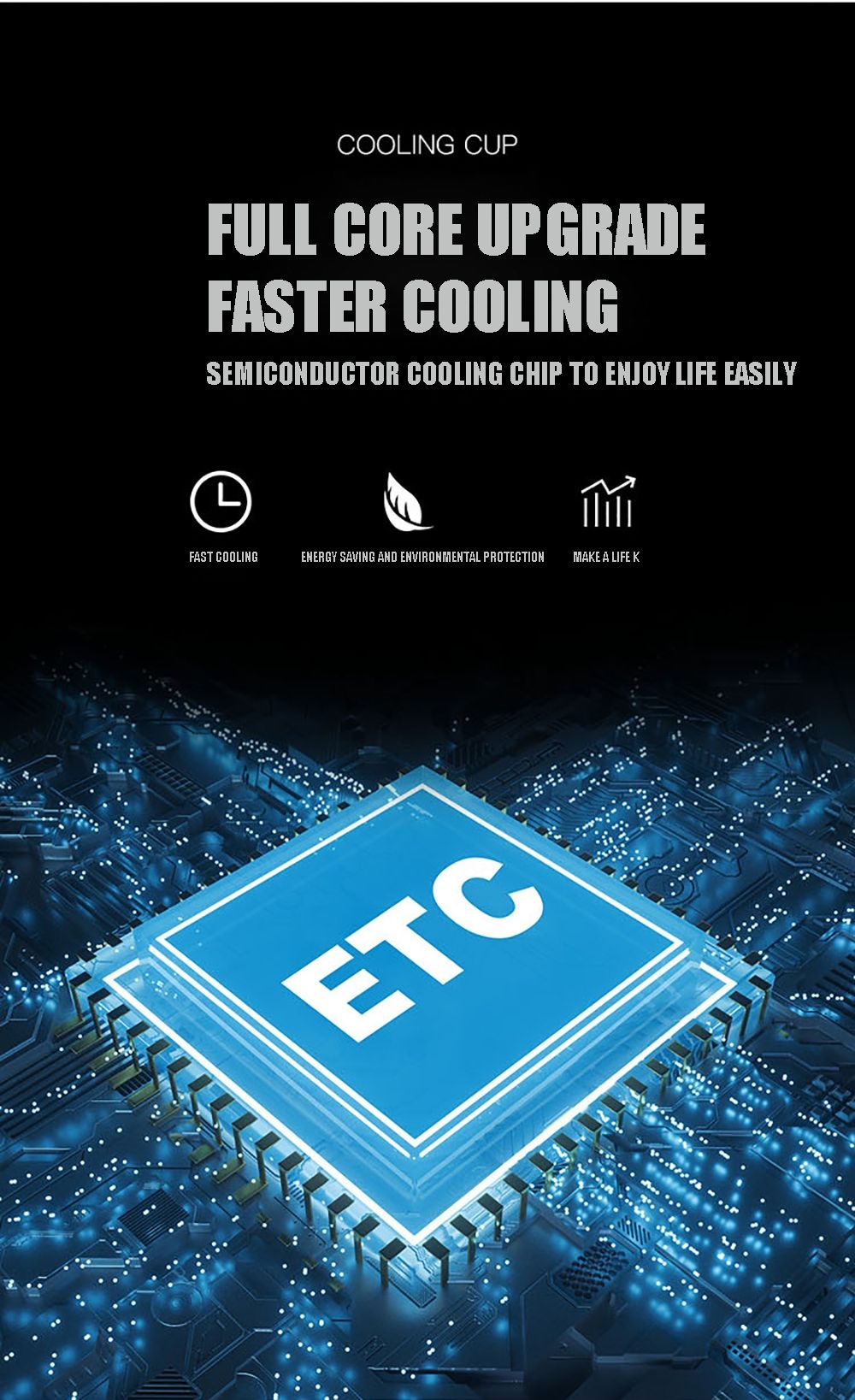 Portátil refrigerador elétrico verão bebida refrigerador chaleira instant copo de refrigeração rápida máquina de bebida fria máquina de aparelho pequeno