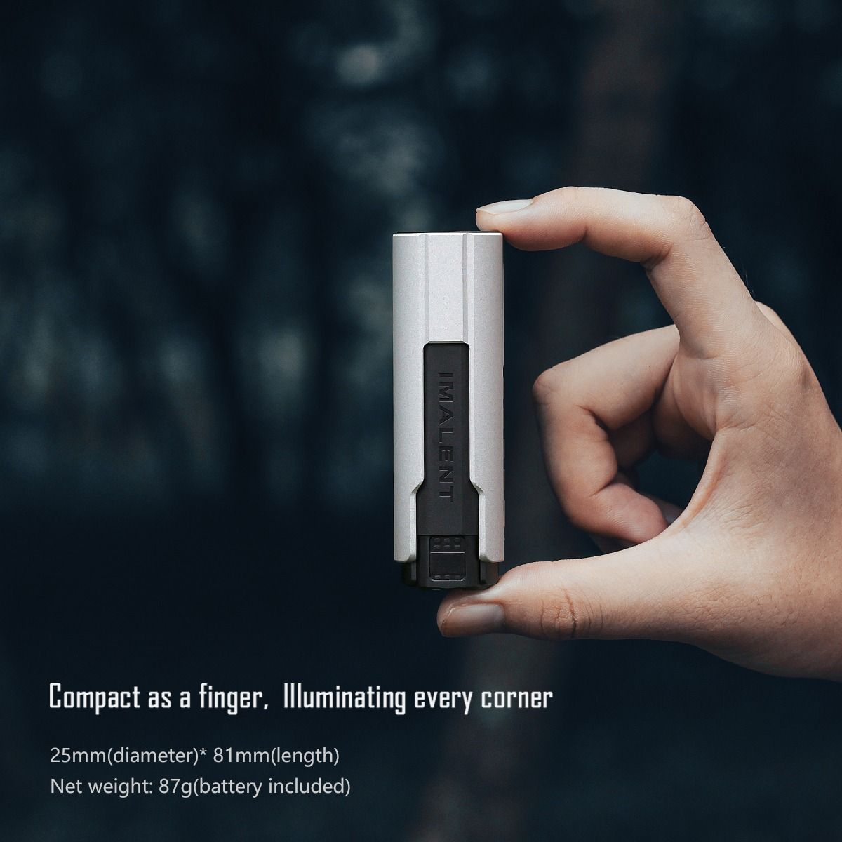 IMALENT LD35 1200 Lumens LED Type-C Rechargeable EDC Flashlight 