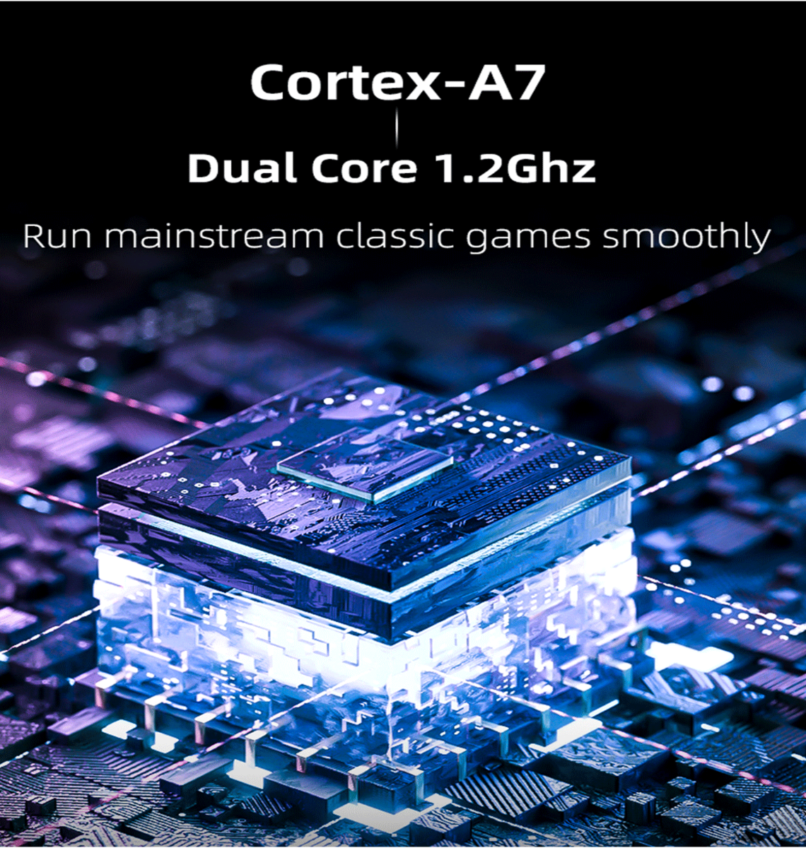 MIYOO Mini Plus Portable Retro Game Console 3.5-inch IPS Screen Lightweight Classic Video Games Compact