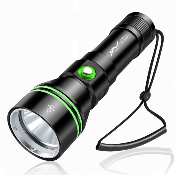 P70 Diving Flashlight, Dive Torch 5000 Lumen Super Bright Flash Lights, IPX8 Underwater Waterproof Night Dive Torch 200 Meters Submersible Light