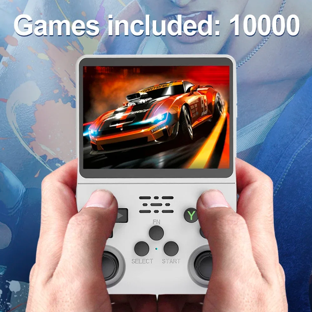 R36S Retro Handheld Video Game Console 3.5-inch Screen 10000 Classic Games Linux System Portable Gaming