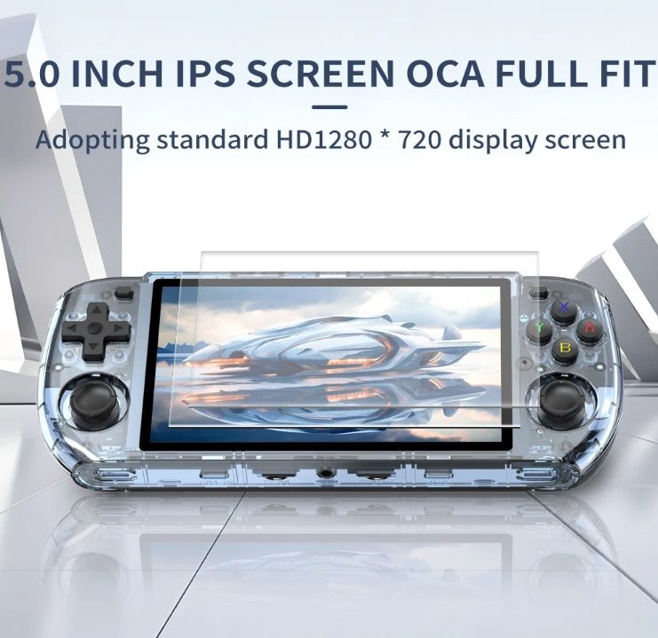 POWKIDDY RGB10 MAX3 Retro Handheld Game Console 5 Inch IPS Screen High Performance RK3566 Linux System