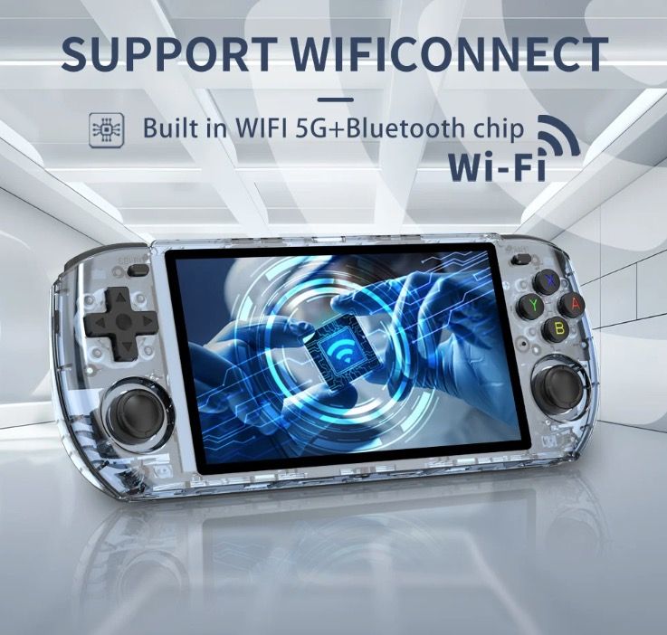 POWKIDDY RGB10 MAX3 Retro Handheld Game Console 5 Inch IPS Screen High Performance RK3566 Linux System