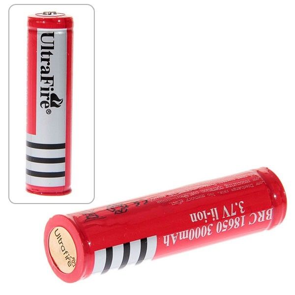 Ultrafire 18650 3.7V 3000mAh protegeu bateria recarregável li-ion