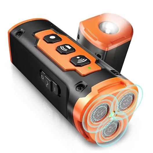 Rechargeable Pet Dog Repeller with Ultrasonic Technology Effective Dog Bark Control and LED Flashlight